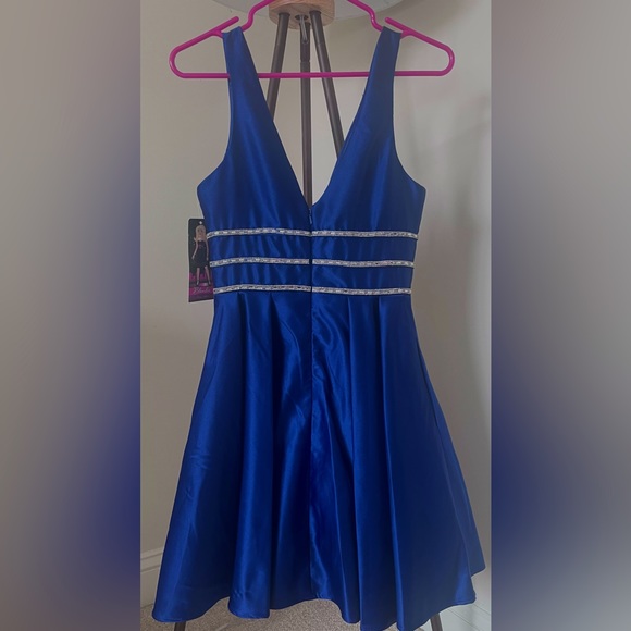 Blondie Nite Mini Blue Dress Size 1 NWT - Picture 2 of 3